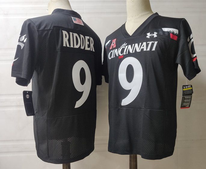 Men Biturong #9 Ridder Black 2025 NCAA Jersey->more ncaa teams->NCAA Jersey